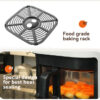 5.5 L Healthy Oil-free Heating Air Fryer Glass Drawer - Image 3