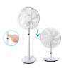 2 Versions Mechanical, Digital Modes, 2-Height Adjustable AC Motor 3-Speed 9-hour 3-Mode Air Cooling Stand Fan Desk Fan - Image 5