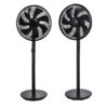 2 Versions Mechanical, Digital Modes, 2-Height Adjustable AC Motor 3-Speed 9-hour 3-Mode Air Cooling Stand Fan Desk Fan - Image 4