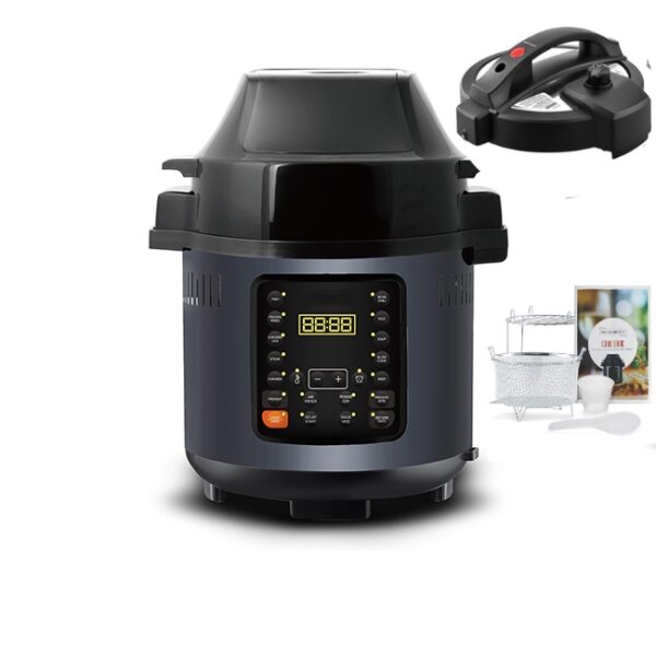 Multi-Cooker 6L Electric Pressure Cooker And Air Fryer With SUS 304 Heating Elements - Image 6