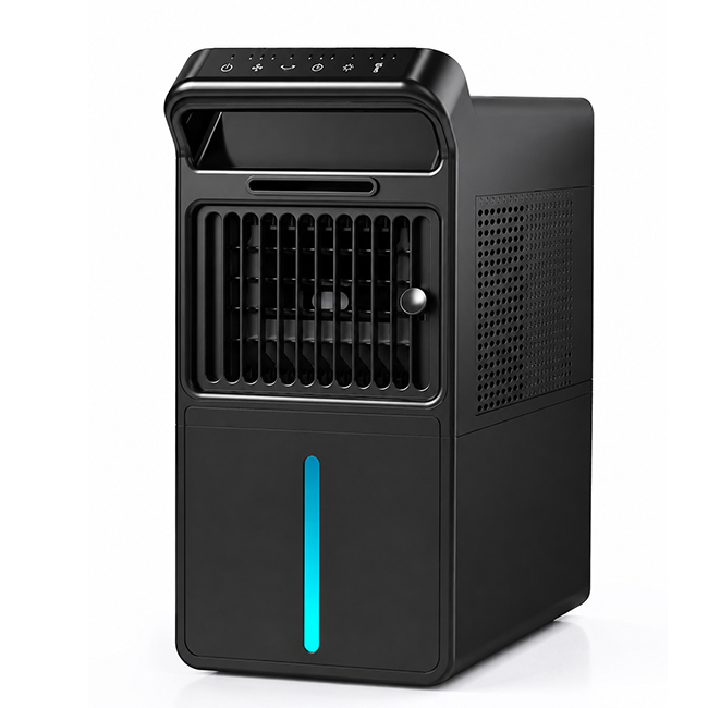 Portable Cooling Desktop Fan with 3L Water Tank, 7-Color Night Light & 2–8 Hour Timer - Image 6