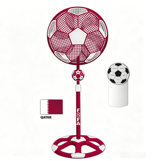 Foofa Football-Inspired Standing Fan for Middle East & Global Markets - Image 5