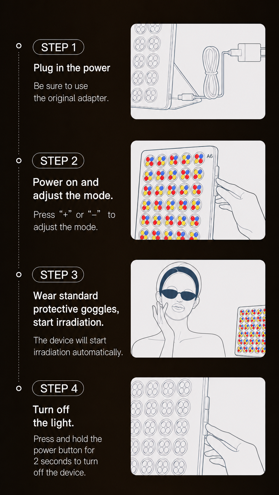 Multi-Spectrum LED Light Beauty Panel for Full-Body Skin Care - Image 8